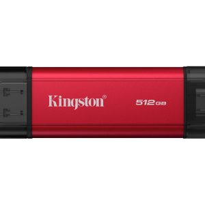 Kingston Dual - SSD - 512 GB - externa (portátil) - USB 3.2 Gen 2