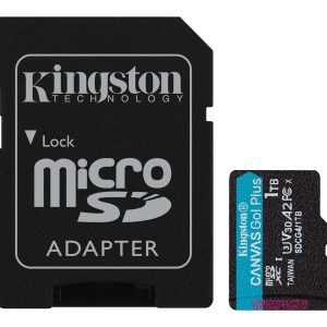 Kingston Canvas Go! Plus - Cartão de memória flash (adaptador microSDXC para SD Incluído) - 1 TB - A2