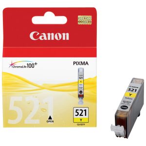 Canon CLI-521Y - 9 ml - amarelo - original - tanque de tinta