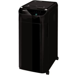 Destructora Fellowes AutoMax 450C/ Corte en Partículas de 4 x 38mm/ Negra