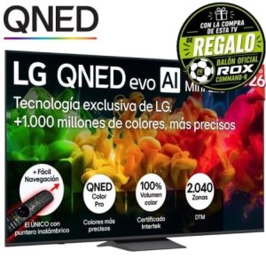 Televisor LG QNED evo AI QNED83B Mini LED 85QNED8EB3A 85"/ Ultra HD 4K/ Smart TV/ WiFi