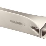 Samsung BAR Plus MUF-128BE3 - Drive flash USB - 128 GB - USB 3.1 Gen 1 - prata champanhe