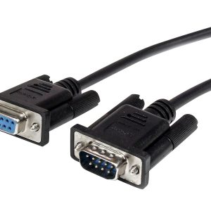 StarTech.com 3m Black Straight Through DB9 RS232 Serial Cable - DB9 RS232 Serial Extension Cable - Male to Female Cable…