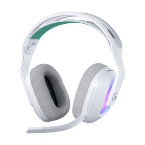 Logitech G G522 - Auscultadores - tamanho completo - Bluetooth / LIGHTSPEED - sem fios, com cabo - USB-A, USB-C - branco