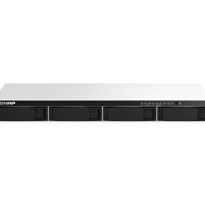 QNAP TS-464eU - Servidor NAS - 4 baias - montável em bastidor - SATA 6Gb/s - RAID (expansão de disco rígido) 0, 1, 5,…