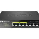 D-Link DGS 1008P - Interruptor - sem gestão - 4 x 10/100/1000 (PoE) + 4 x 10/100/1000 - desktop - PoE