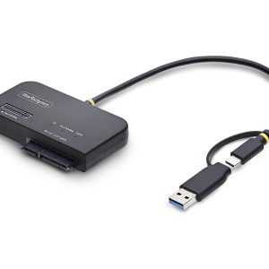 Startech - Adaptador de interface - 2.5", 3.5" - M.2 NVMe Card / PCIe 4.0 (NVMe) - USB 3.2 (Gen 2) - preto