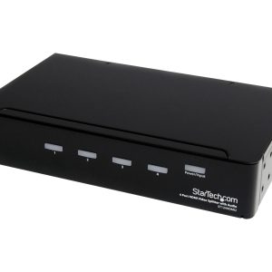 Startech HDMI Splitter 1 In 4 Out - 1080p - 4 Port -Mounting Brackets - 1.3 Audio - HDMI Multi Port - HDMI Audio…