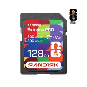 SanDisk Extreme PRO - FIFA World Cup 2026 Edition cartão de memória flash - 128 GB - Video Class V90