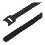 Startech 6in Hook and Loop Cable Ties, 50 Pack, Black, Reusable Cable Straps, Adjustable and Flexible, Cord Organizer…
