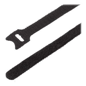 Startech 6in Hook and Loop Cable Ties, 50 Pack, Black, Reusable Cable Straps, Adjustable and Flexible, Cord Organizer…