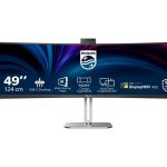 Philips 49B2U5900CH - 5000 Series - monitor LED - curvo - USB - 49" (48.8" visível) - 5120 x 1440 Dual Quad HD @ 75 Hz…