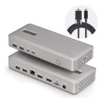 Startech USB4 Docking Station, USB-C 40Gbps, Dual Video HDMI, Up to 2x 4K 60Hz 4:4:4 (RGB) or 2x 4K 120Hz 4:2:2,…