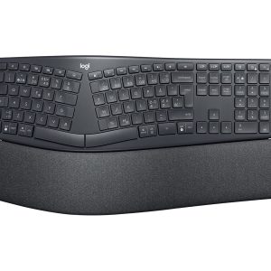 Logitech Ergo Series ERGO K860 for Business - Teclado - full size - sem fios - 2.4 GHz, Bluetooth 5.0 LE - QWERTY -…