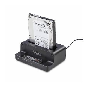 StarTech M.2 NVMe to 2.5/3.5" SATA Drive Duplicator, Dual Bay Cloner - Duplicador de disco rígido