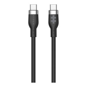 HyperJuice - Cabo USB - USB-C (M) para USB-C (M) - USB 2.0 - 1.5 m - USB Power Delivery (60W), gama de potência…