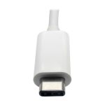 Eaton Tripp Lite Series USB C to VGA Multiport Video Adapter Converter w/ USB-A Hub, USB-C PD Charging Port & Gigabit…