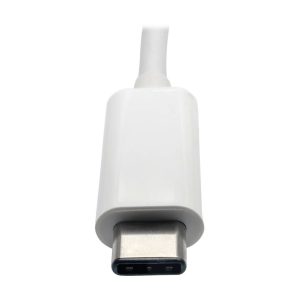 Eaton Tripp Lite Series USB C to VGA Multiport Video Adapter Converter w/ USB-A Hub, USB-C PD Charging Port & Gigabit…