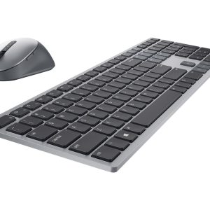 Dell Pro Plus Keyboard and Mouse KM7321W - Conjunto de teclado e rato - sem fios - 2.4 GHz, Bluetooth 5.0 - QWERTY -…