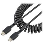 StarTech.com 20in (50cm) USB C Charging Cable, Coiled Heavy Duty Fast Charge & Sync USB-C Cable, High Quality USB 2.0…