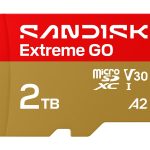 SanDisk Extreme Go - Cartão de memória flash - 2 TB - A2 / Video Class V30 / UHS-I U1 - microSDHC UHS-I