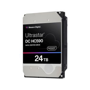 WD Ultrastar DC HC590 0F59373 - Disco rígido - Centro de Dados - encriptado - 24 TB - interna - 3.5" - SAS 12Gb/s - 7200 rpm - buffer: 512 MB - Self-Encrypting Drive (SED)