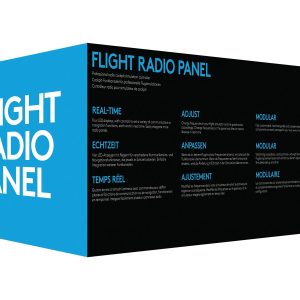 Logitech Flight Radio Panel - Painel de instrumentos de simulador de voo - com cabo