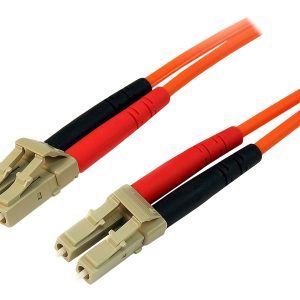 Startech 2m Fiber Optic Cable - Multimode Duplex 50/125 - LSZH - LC/LC - OM2 - LC to LC Fiber Patch Cable (50FIBLCLC2)…