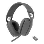Logitech Zone Vibe Wireless - Auscultadores - tamanho completo - bluetooth - sem fios - USB-C através de adaptador de…