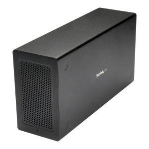 Startech Thunderbolt 3 PCIe Expansion Chassis, External Enclosure Box with 1x PCI-Express Slot, 5K/4K Output Via TB3/DP…