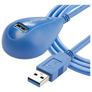 StarTech.com 5 ft Desktop SuperSpeed USB 3.0 Extension Cable - A to A M/F - USB extension cable - USB Type A (M) to USB…