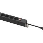 Vogel's RISE A152 - Faixa de distribuição de energia - com suporte - 240 V - conectores de saída: 1 (IEC 60320 C14) - 5…