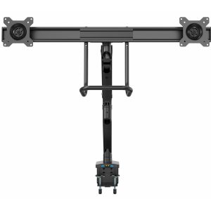 Startech Desk Mount Dual Monitor Arm with USB & Audio, Slim Full Motion Adjustable Dual Monitor VESA Mount for 32"…