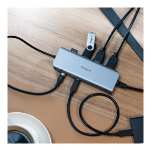 Targus - Estação de engate - USB-C - 2 x HDMI - 1GbE