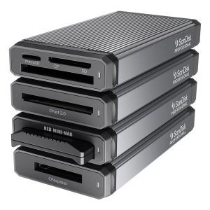 SanDisk Professional PRO-READER - Leitor de cartão (SD, microSD, CF) - USB-C 3.2 Gen 1