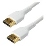 StarTech.com - Alta Velocidade Premium - cabo HDMI com Ethernet - HDMI macho para HDMI macho - 1 m - branco