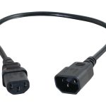 C2G Computer Power Cord Extension - Cabo de extensão de alimentação - power IEC 60320 C13 para IEC 60320 C14 - AC 250 V…