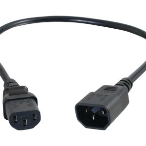 C2G Computer Power Cord Extension - Cabo de extensão de alimentação - power IEC 60320 C13 para IEC 60320 C14 - AC 250 V…