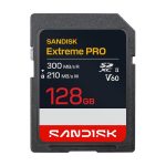 SanDisk Extreme PRO - Cartão de memória flash - 128 GB - Video Class V60 / UHS-II - SDXC UHS-II