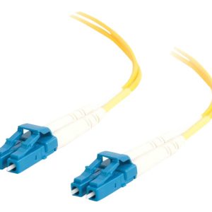 C2G LC-LC 9/125 OS1 Duplex Singlemode PVC Fiber Optic Cable (LSZH) - Cabo patch - monomodo LC (M) para monomodo LC (M)…