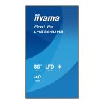 iiyama ProLite LH8664UHS-B3AG - 86" Classe Diagonal (85.6" visível) ecrã LCD com luz de fundo LED - sinalização digital…