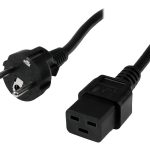 StarTech.com 2m (6ft) Computer Power Cord, 16AWG, EU Schuko to C19 Power Cord, 16A 250V, Black Replacement AC Cord,…