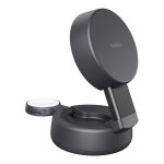 Belkin UltraCharge Pro - Base de carregamento sem fios - 2-in-1, convertible, magnetic, with Qi2 + adaptador de energia…