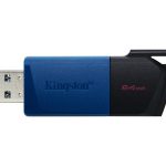 Kingston DataTraveler - Drive flash USB - 64 GB - USB 3.2 Gen 1 (pacote de 2)