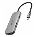 Acer 7-In-1 Type-C Dongle - Estação de engate - USB-C - HDMI