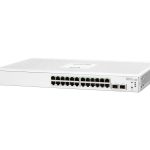 HPE Networking Instant On 1830 24G 2SFP Switch - Interruptor - inteligente - 24 x 10/100/1000 + 2 x Gigabit SFP -…