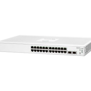 HPE Networking Instant On 1830 24G 2SFP Switch - Interruptor - inteligente - 24 x 10/100/1000 + 2 x Gigabit SFP -…