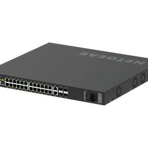 NETGEAR AV Line M4250-26G4XF-PoE+ - Interruptor - L3 - Administrado - 24 x 10/100/1000 (PoE+) + 2 x 10/100/1000 + 4 x 1…