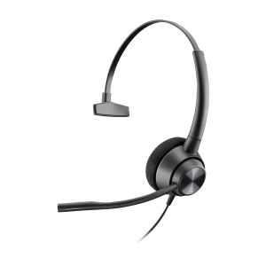Poly EncorePro 310 - EncorePro 300 series - auscultadores - no ouvido - com cabo - Quick Disconnect - preto -…