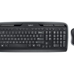Logitech Wireless Combo MK330 - Conjunto de teclado e rato - sem fios - 2.4 GHz - Alemão